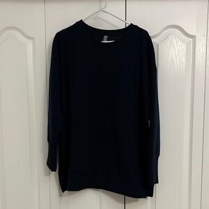 Joe Fresh Women's Navy Crew Neck Sweater